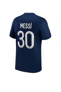 Paris Saint-Germain Lionel Messi #30 Voetbaltruitje Thuis tenue 2022-23 Korte Mouw